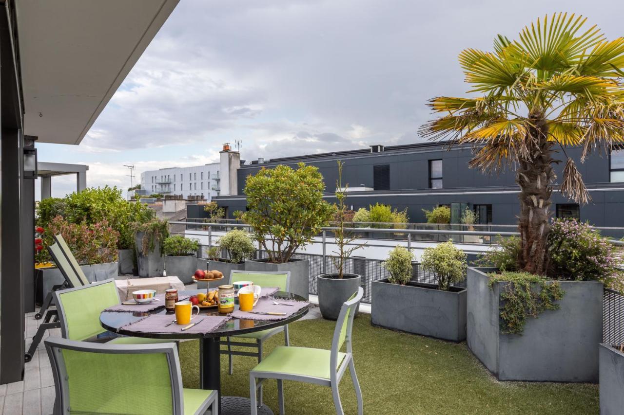 Illanka - Appartement 3 Chambres Avec Parking Et Terrasse Proche Gare Rennes Ngoại thất bức ảnh